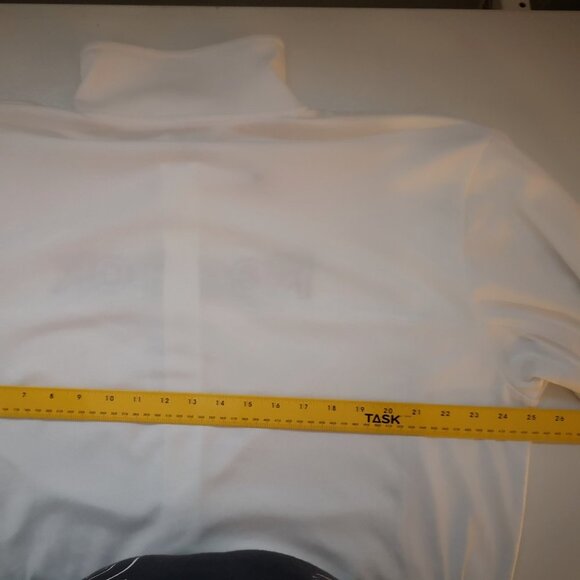 Reebok Play Dry White w/ Black Men's Size Large Full Zip Athletic Jacket - Picture 5 of 5